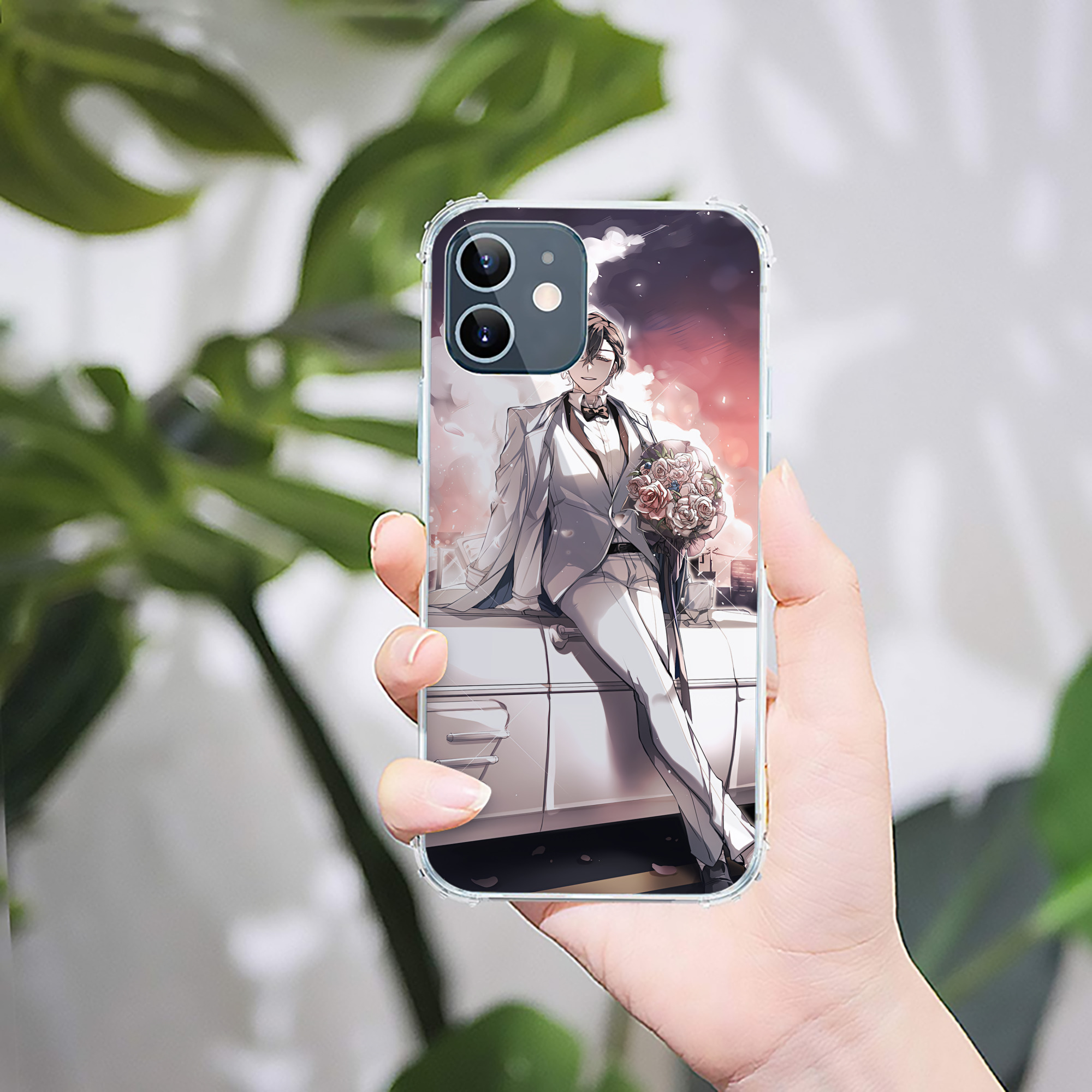 （画像用） 文豪ストレイドッグス Bungo Stray Dogs 【iPhone 12シリーズ対応】透明スマホケース（クリアソフトケース）